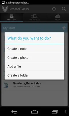 Personal Locker android App screenshot 9
