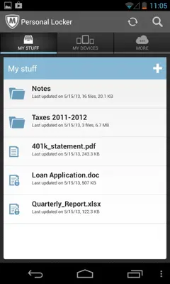 Personal Locker android App screenshot 10