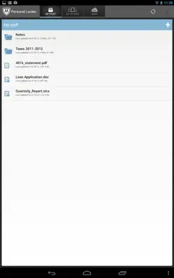 Personal Locker android App screenshot 5